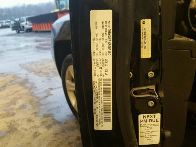 1C4NJDBB5ED567927 - 2014 JEEP COMPASS SP შავი ფოტო 10