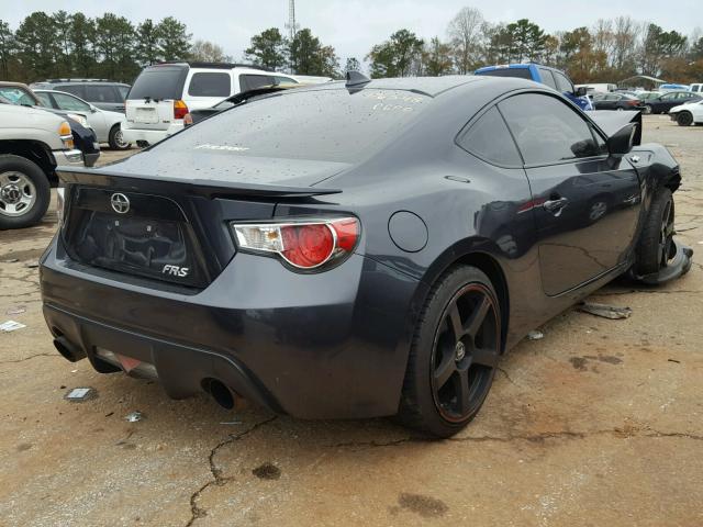 JF1ZNAA14F8707849 - 2015 TOYOTA SCION FR-S ნაცრისფერი ფოტო 4