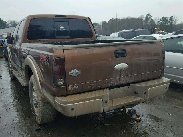 1FT7W2BT1CEC85038 - 2012 FORD F250 SUPER MAROON photo 3