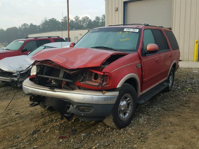 1FMPU18L9XLB63337 - 1999 FORD EXPEDITION RED photo 2