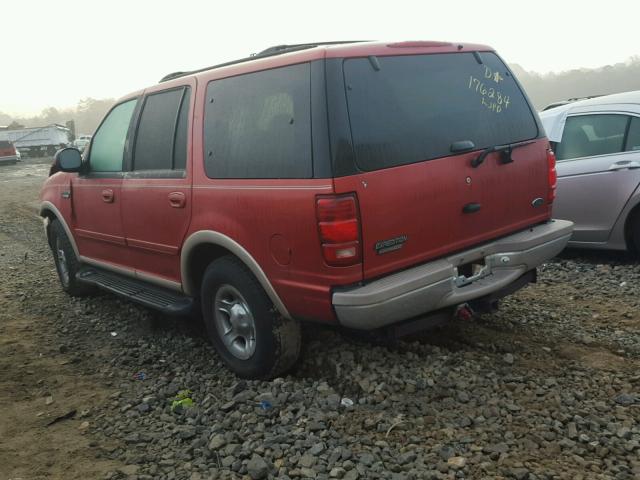 1FMPU18L9XLB63337 - 1999 FORD EXPEDITION RED photo 3