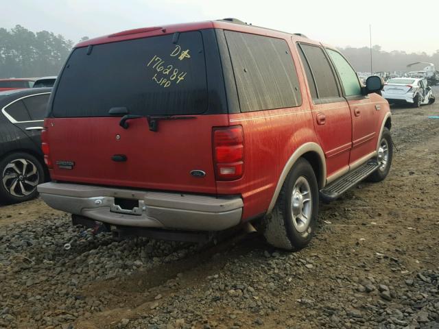 1FMPU18L9XLB63337 - 1999 FORD EXPEDITION RED photo 4