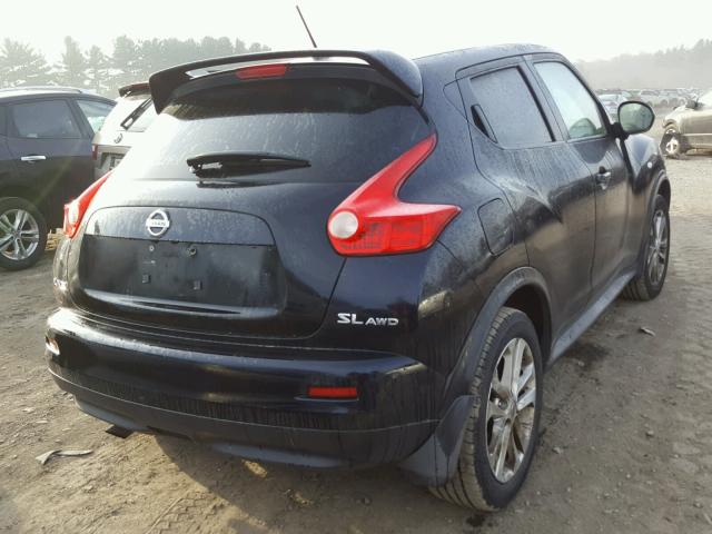 JN8AF5MVXBT005346 - 2011 NISSAN JUKE S BLACK photo 4