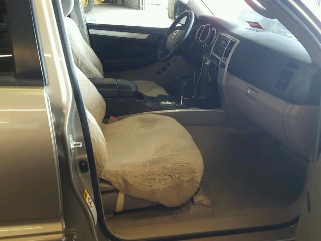 JTEBU14R048021641 - 2004 TOYOTA 4RUNNER SR BEIGE photo 5