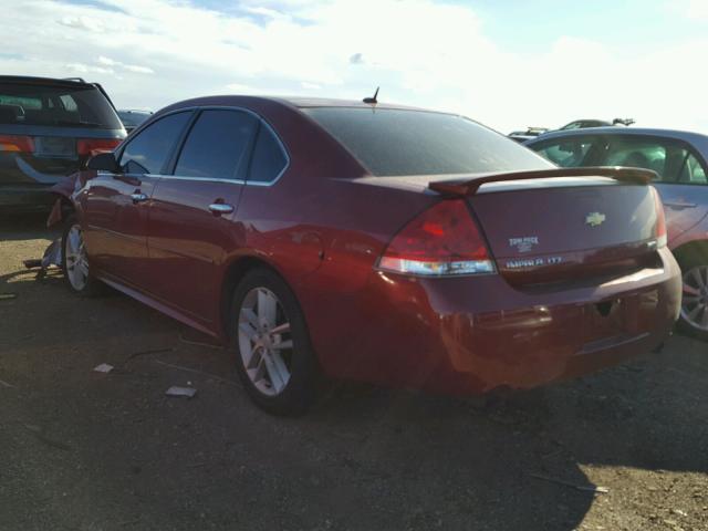 2G1WC5E30D1224051 - 2013 CHEVROLET IMPALA LTZ MAROON photo 3