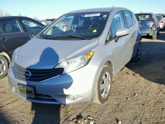 3N1CE2CPXFL424058 - 2015 NISSAN VERSA NOTE SILVER photo 2