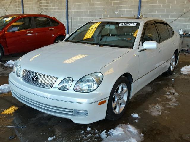 JT8BD69S430186973 - 2003 LEXUS GS 300 WHITE photo 2