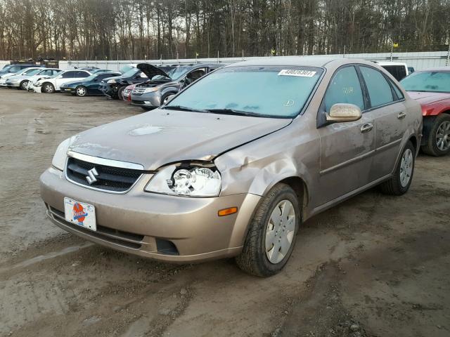 KL5JD56Z56K245844 - 2006 SUZUKI FORENZA BEIGE photo 2