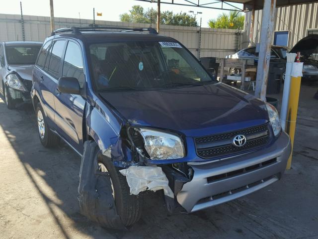 JTEGD20V850075915 - 2005 TOYOTA RAV4 BLUE photo 1