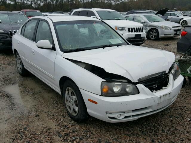 KMHDN46D76U360495 - 2006 HYUNDAI ELANTRA GL WHITE photo 1