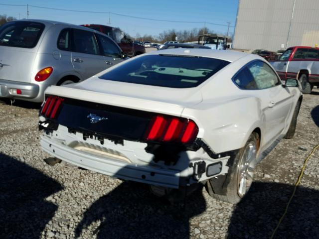 1FA6P8TH3H5301999 - 2017 FORD MUSTANG WHITE photo 4