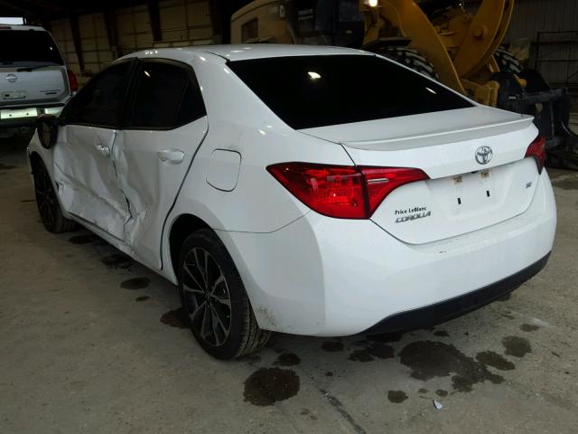 5YFBURHE2HP572979 - 2017 TOYOTA COROLLA L WHITE photo 3