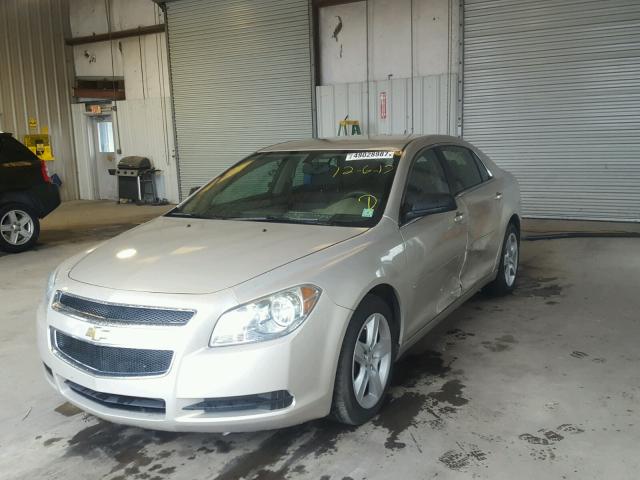 1G1ZB5EB9AF293865 - 2010 CHEVROLET MALIBU LS TAN photo 2