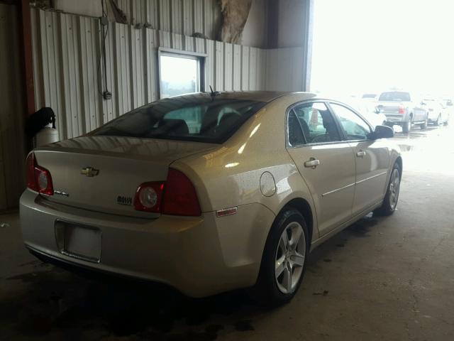 1G1ZB5EB9AF293865 - 2010 CHEVROLET MALIBU LS TAN photo 4