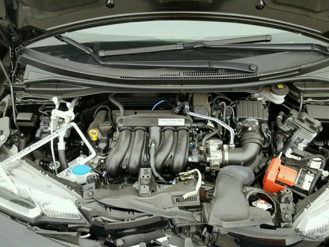 JHMGK5H59HS021529 - 2017 HONDA FIT LX أسود صورة 7