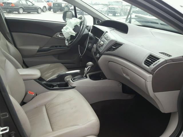 2HGFB2F94CH588718 - 2012 HONDA CIVIC EXL رمادي صورة 5
