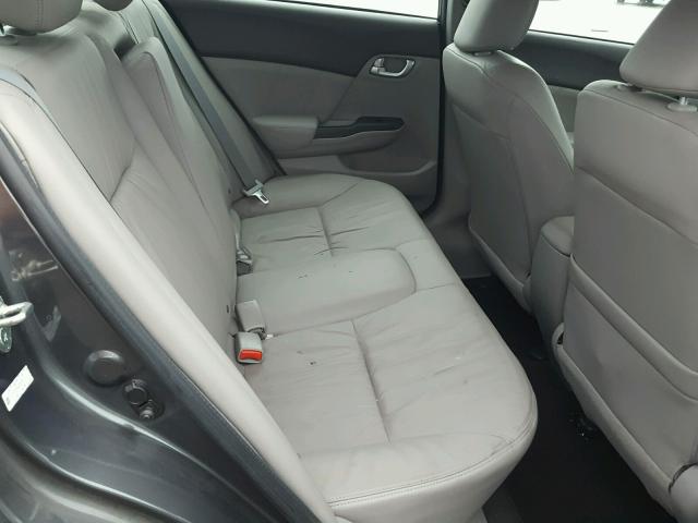 2HGFB2F94CH588718 - 2012 HONDA CIVIC EXL رمادي صورة 6