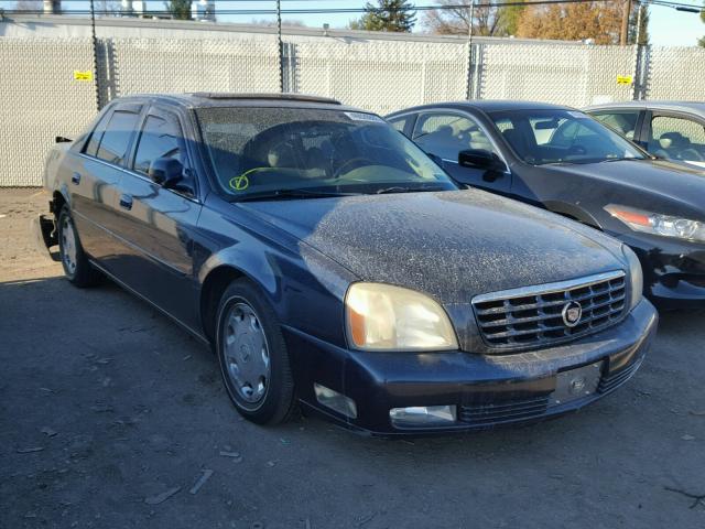 1G6KF579X4U243437 - 2004 CADILLAC DEVILLE DT BLUE photo 1