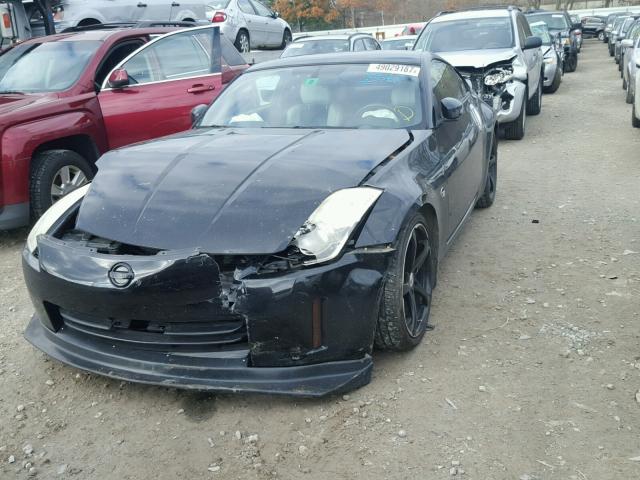 JN1AZ34D46M309855 - 2006 NISSAN 350Z COUPE BLACK photo 2