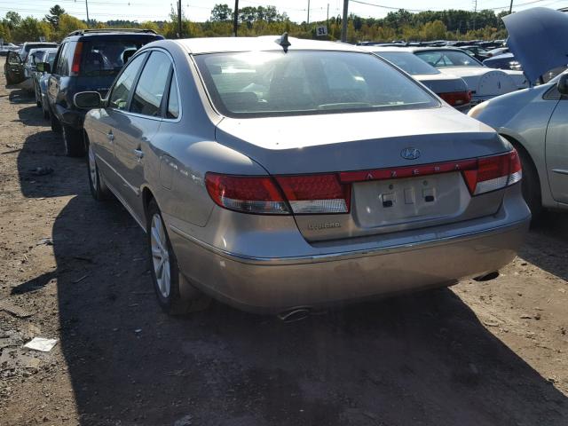 KMHFC46D39A351216 - 2009 HYUNDAI AZERA GLS GOLD photo 3