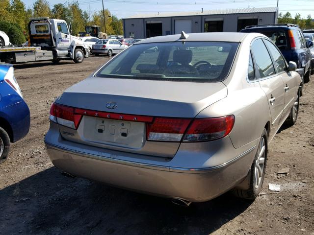 KMHFC46D39A351216 - 2009 HYUNDAI AZERA GLS GOLD photo 4