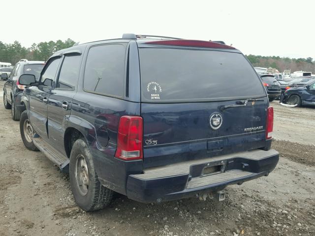 1GYEC63T14R147378 - 2004 CADILLAC ESCALADE L BLUE photo 3