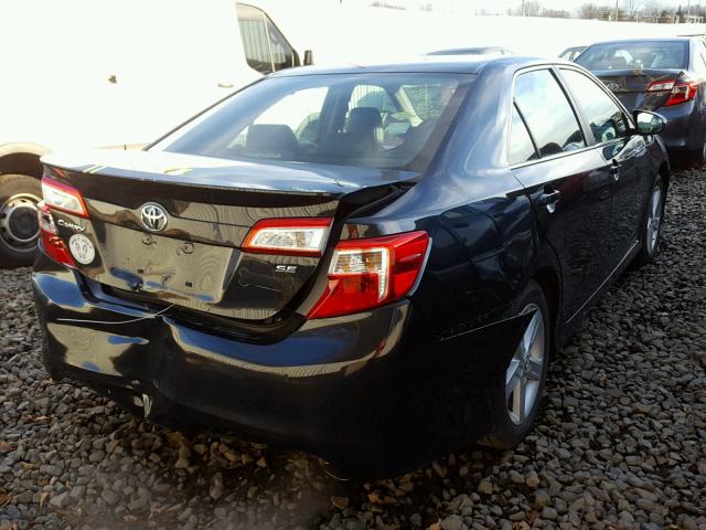 4T1BF1FK2DU276700 - 2013 TOYOTA CAMRY L BLACK photo 4