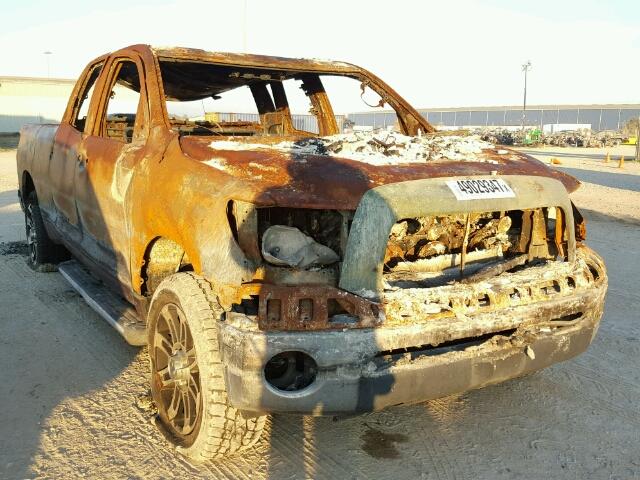 5TFRV54147X006121 - 2007 TOYOTA TUNDRA DOU BURN photo 1