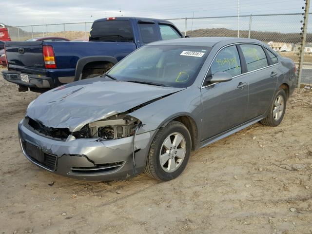 2G1WT57K791211874 - 2009 CHEVROLET IMPALA 1LT GRAY photo 2