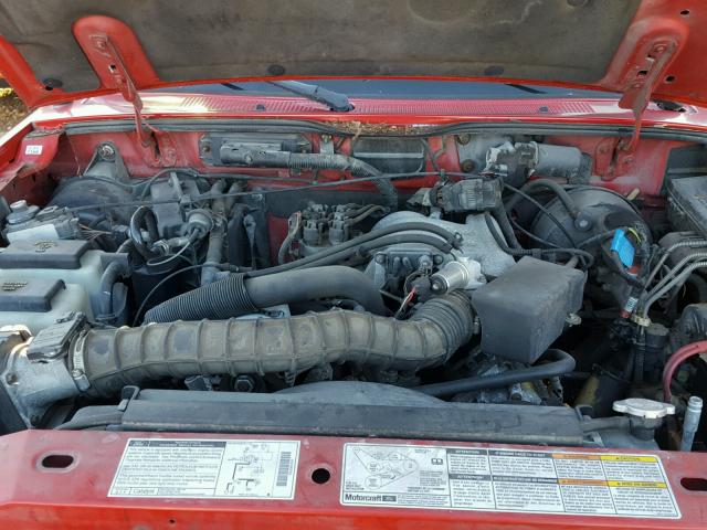 1FTZR15V5YTA65976 - 2000 FORD RANGER SUP RED photo 7