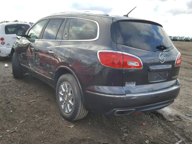 5GAKRBKD1EJ318061 - 2014 BUICK ENCLAVE GRAY photo 3