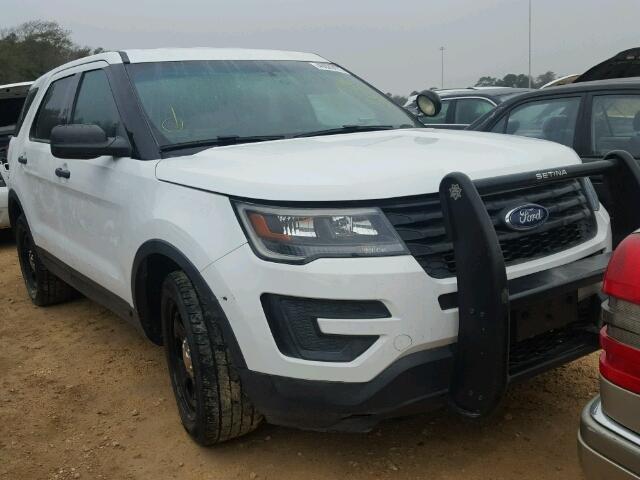 1FM5K8AR0GGB97017 - 2016 FORD EXPLORER P თეთრი ფოტო 1