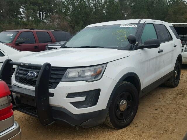 1FM5K8AR0GGB97017 - 2016 FORD EXPLORER P თეთრი ფოტო 2