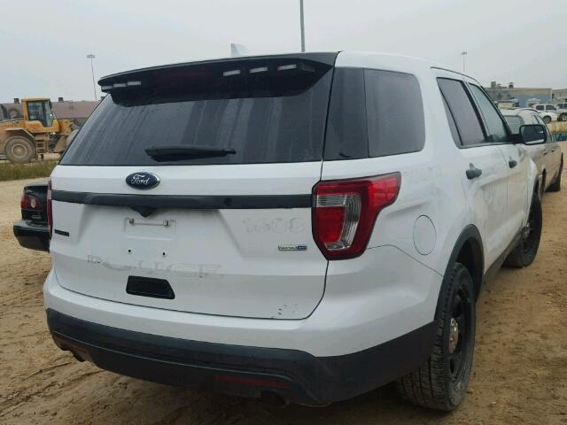 1FM5K8AR0GGB97017 - 2016 FORD EXPLORER P თეთრი ფოტო 4