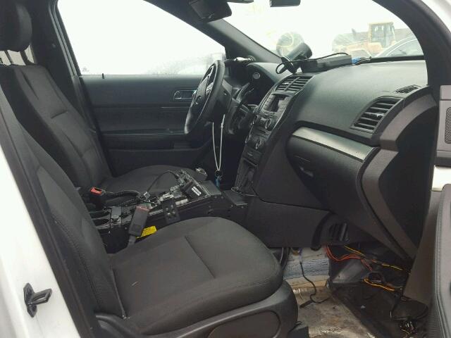 1FM5K8AR0GGB97017 - 2016 FORD EXPLORER P თეთრი ფოტო 5