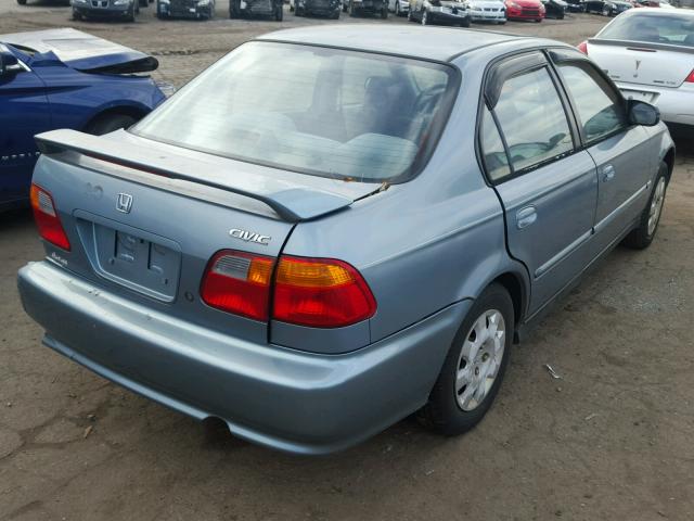 2HGEJ6615YH554844 - 2000 HONDA CIVIC BASE GREEN photo 4