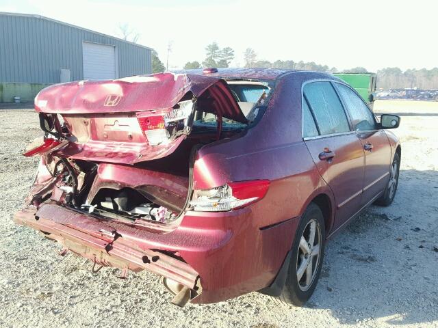 1HGCM568X4A106131 - 2004 HONDA ACCORD EX RED photo 4