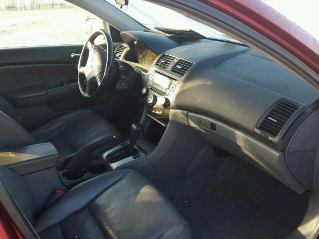 1HGCM568X4A106131 - 2004 HONDA ACCORD EX RED photo 5