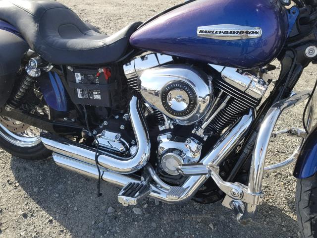 1HD1GV43XAC323827 - 2010 HARLEY-DAVIDSON FXDC BLUE photo 7