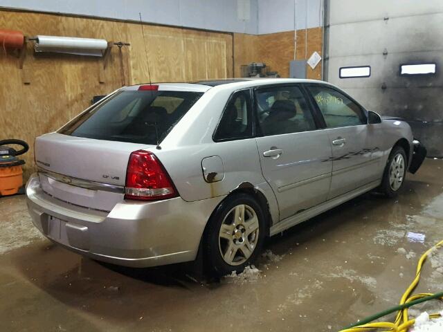 1G1ZT618X6F256750 - 2006 CHEVROLET MALIBU MAX 银色 照片 4