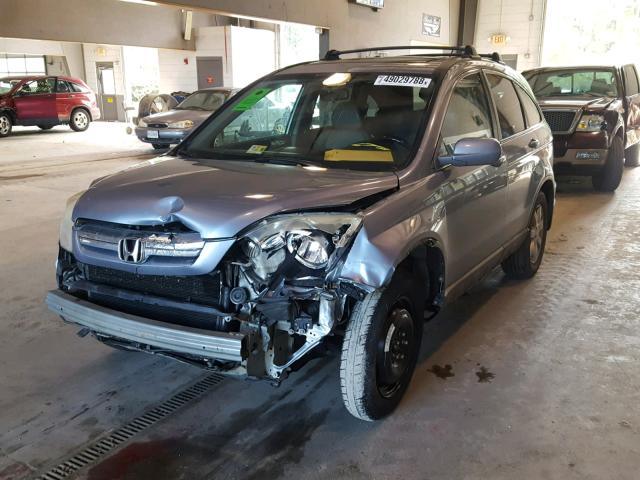 5J6RE48718L048614 - 2008 HONDA CR-V EXL BLUE photo 2