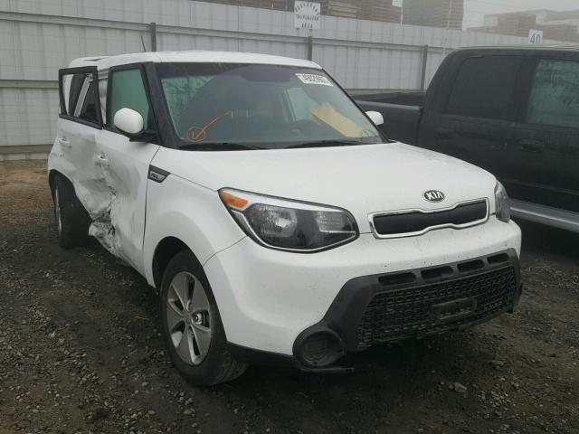 KNDJN2A23G7271069 - 2016 KIA SOUL WHITE photo 1