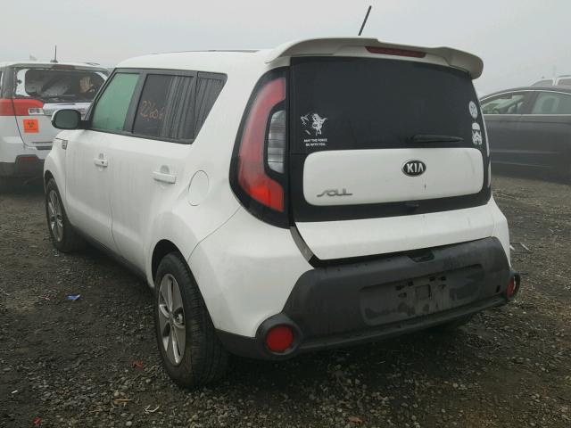 KNDJN2A23G7271069 - 2016 KIA SOUL WHITE photo 3