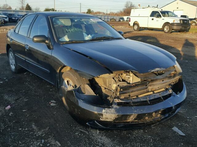 1G1JF52F747245532 - 2004 CHEVROLET CAVALIER L BLACK photo 1