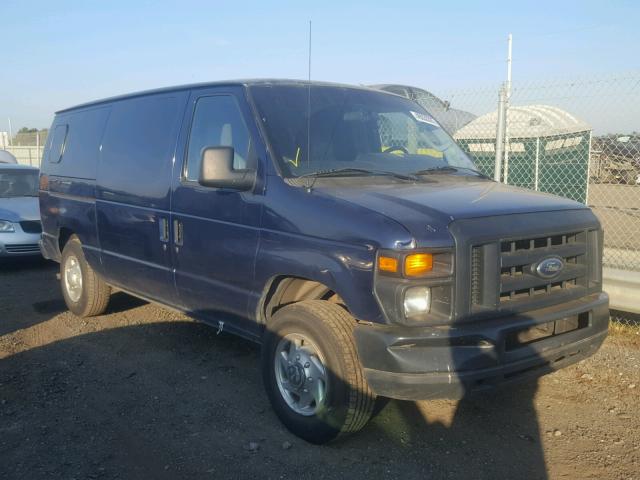 1FTNE1EW9BDA10774 - 2011 FORD ECONOLINE BLUE photo 1