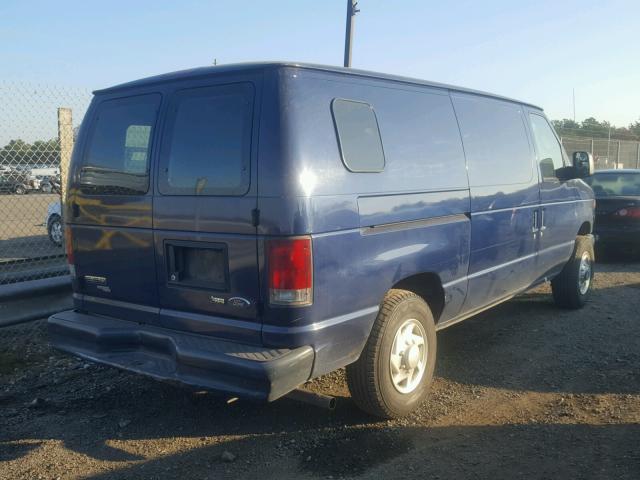 1FTNE1EW9BDA10774 - 2011 FORD ECONOLINE BLUE photo 4