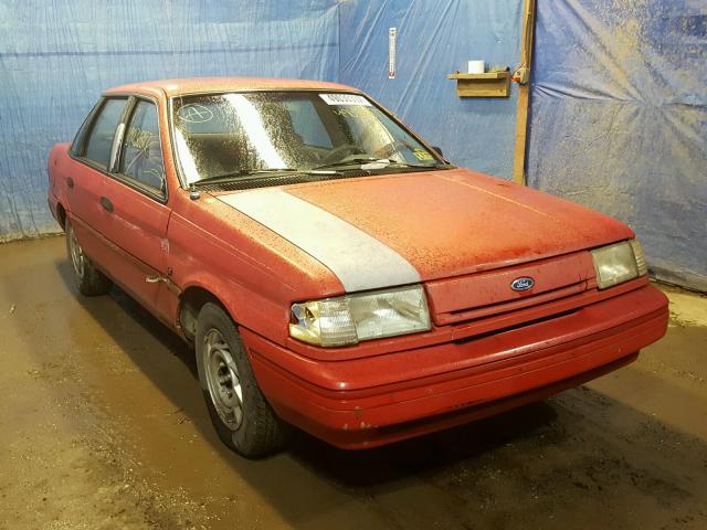 2FAPP37U1PB112020 - 1993 FORD TEMPO LX RED photo 1