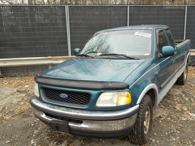 1FTDX1762VNA48560 - 1997 FORD F150 GREEN photo 2