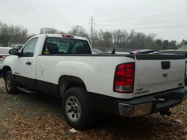 1GTEC14C19Z146908 - 2009 GMC SIERRA C15 WHITE photo 3