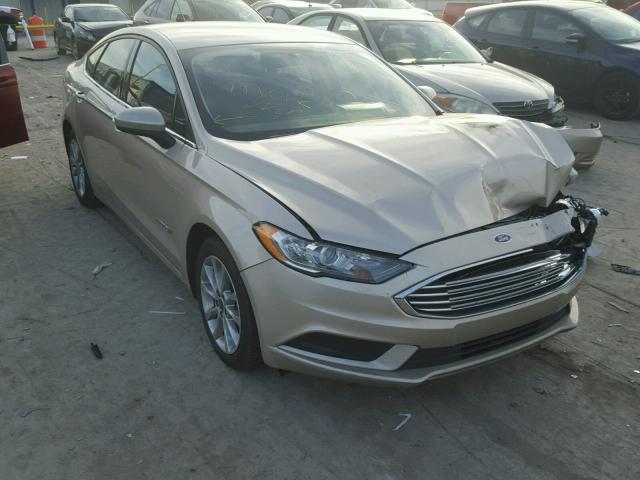 3FA6P0LU5HR344851 - 2017 FORD FUSION SE GOLD photo 1